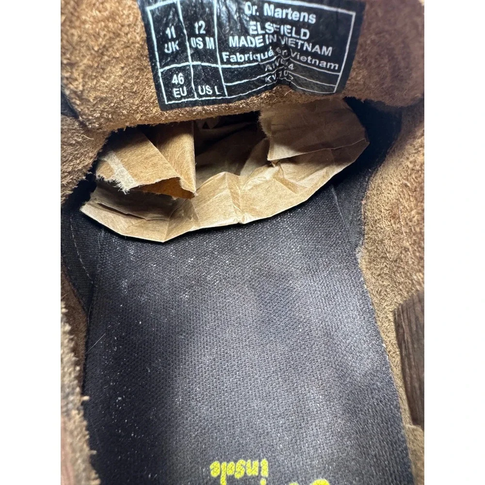 Dr Martens‎ Elsfield Brown Leather Oxford Shoes Mens 12 SoftWair Insole 22631220